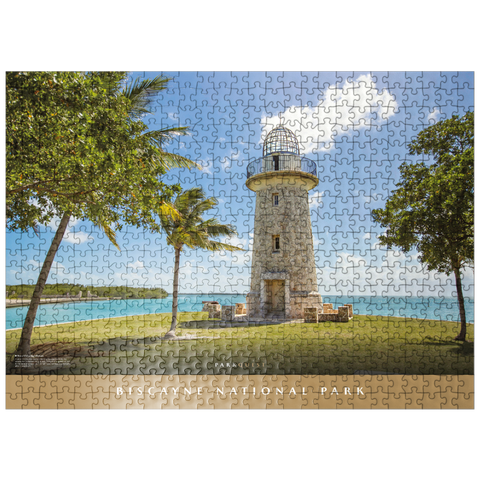 puzzleplate Biscayne National Park: Boca Chita Lighthouse 500 Jigsaw Puzzle