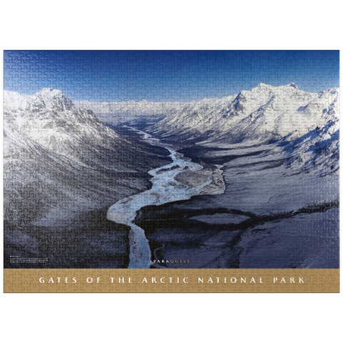 puzzleplate Gates of the Arctic National Park: The Gates 1000 Jigsaw Puzzle