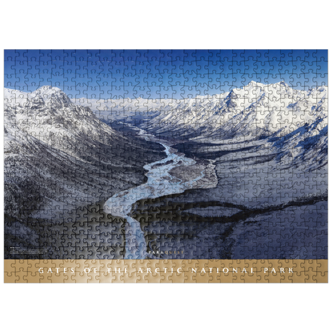 puzzleplate Gates of the Arctic National Park: The Gates 500 Jigsaw Puzzle