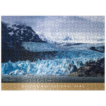 puzzleplate Glacier Bay National Park: Margerie Glacier 500 Jigsaw Puzzle