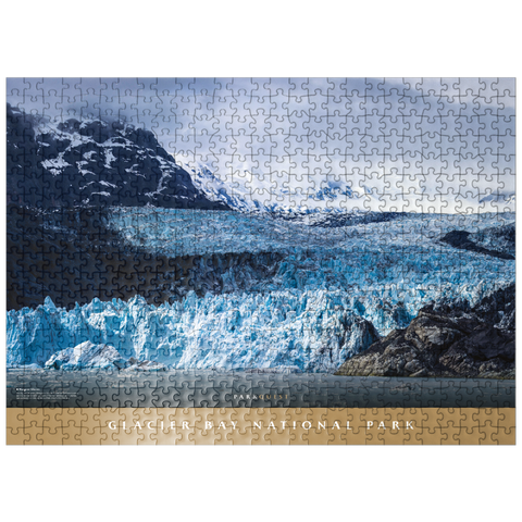 puzzleplate Glacier Bay National Park: Margerie Glacier 500 Jigsaw Puzzle