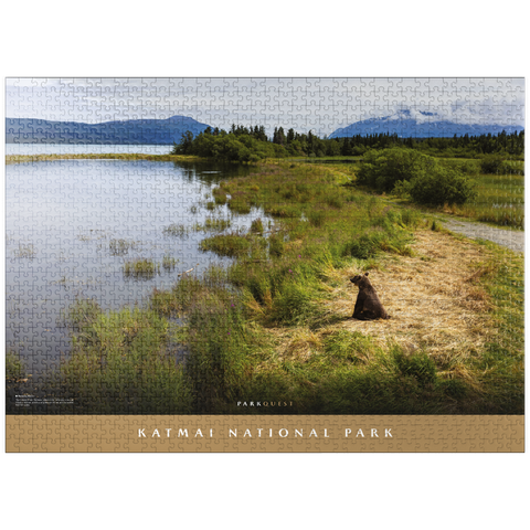 puzzleplate Katmai National Park: Brooks River 1000 Jigsaw Puzzle