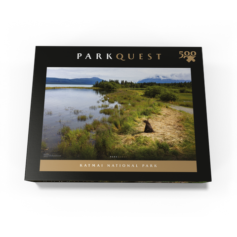 Katmai National Park: Brooks River 500 Jigsaw Puzzle box view3