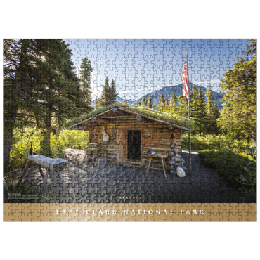 puzzleplate Lake Clark National Park: Proenneke's Cabin 500 Jigsaw Puzzle