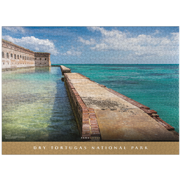 puzzleplate Dry Tortugas National Park: Moat Wall 1000 Jigsaw Puzzle