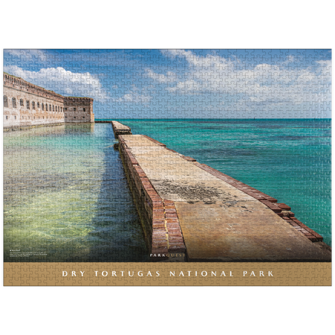 puzzleplate Dry Tortugas National Park: Moat Wall 1000 Jigsaw Puzzle