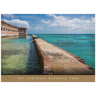 puzzleplate Dry Tortugas National Park: Moat Wall 300 Jigsaw Puzzle