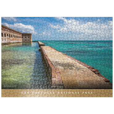 puzzleplate Dry Tortugas National Park: Moat Wall 500 Jigsaw Puzzle