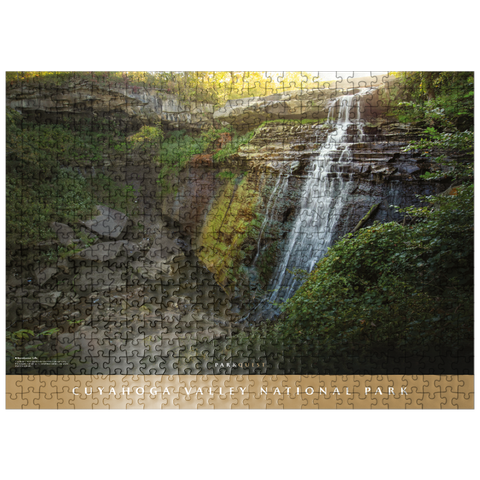 puzzleplate Cuyahoga Valley National Park: Brandywine Falls 500 Jigsaw Puzzle