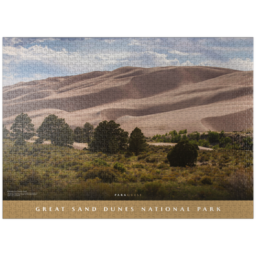 puzzleplate Great Sand Dunes National Park: Medano Pass Primitive Road 1000 Jigsaw Puzzle