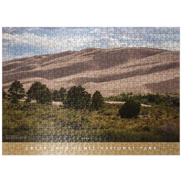 puzzleplate Great Sand Dunes National Park: Medano Pass Primitive Road 500 Jigsaw Puzzle