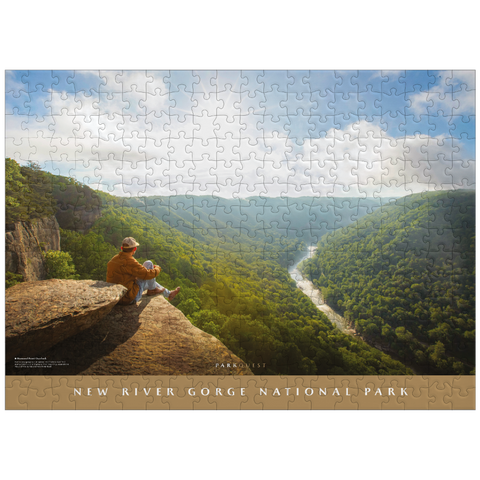 puzzleplate Diamond Point Overlook - New River Gorge National Park 300 Jigsaw Puzzle