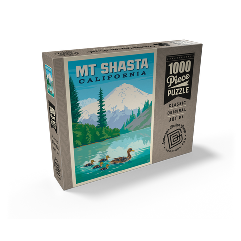 Mount Shasta Duck Lake Serenity, California 1000 Jigsaw Puzzle box view2