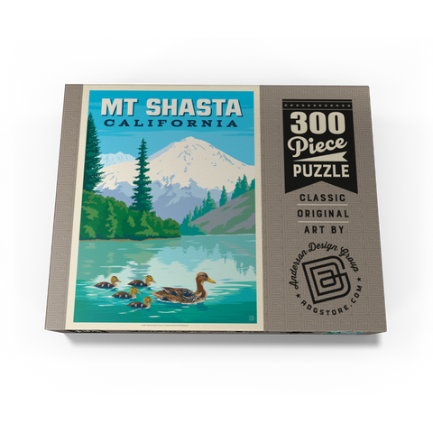 Mount Shasta Duck Lake Serenity, California 300 Jigsaw Puzzle box view3