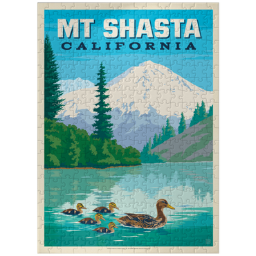 puzzleplate Mount Shasta Duck Lake Serenity, California 300 Jigsaw Puzzle