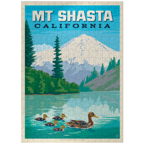 puzzleplate Mount Shasta Duck Lake Serenity, California 300 Jigsaw Puzzle