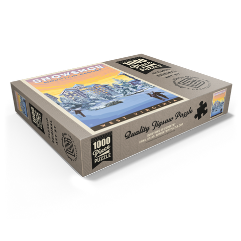 Snowshoe Mountain Resort Winter Charm, West Virginia 1000 Jigsaw Puzzle box view1