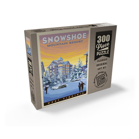 Snowshoe Mountain Resort Winter Charm, West Virginia 300 Jigsaw Puzzle box view2