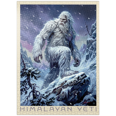puzzleplate Mythical Creatures, Himalayan Yeti Winter Majesty 1000 Jigsaw Puzzle