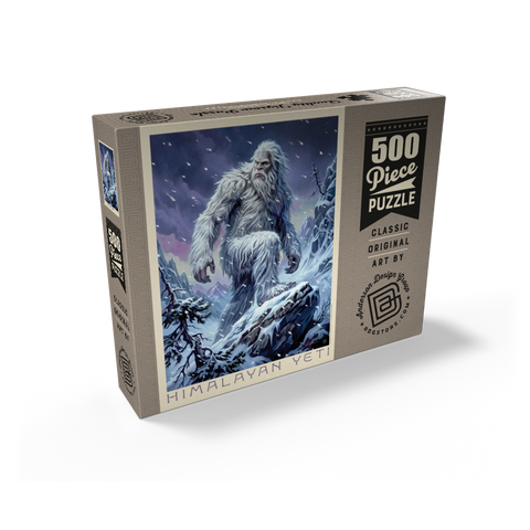 Mythical Creatures, Himalayan Yeti Winter Majesty 500 Jigsaw Puzzle box view2