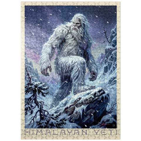 puzzleplate Mythical Creatures, Himalayan Yeti Winter Majesty 500 Jigsaw Puzzle