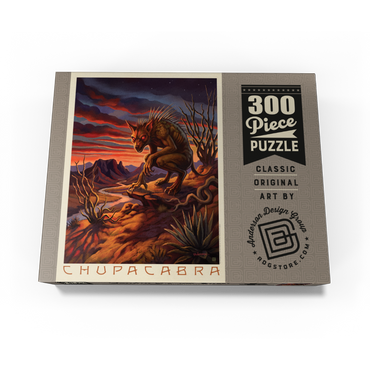 Mythical Creatures, Chupacabra Desert Sunset Legend 300 Jigsaw Puzzle box view3