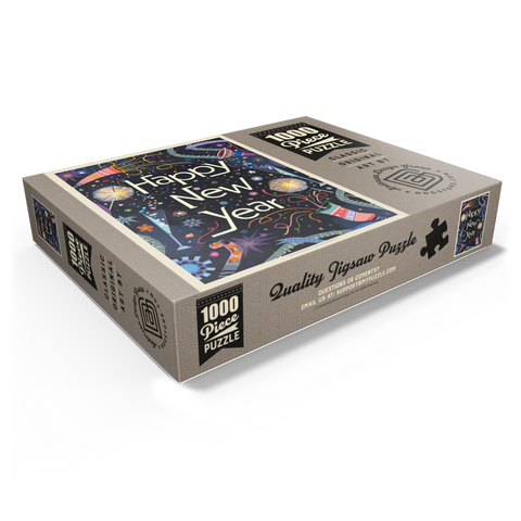 Happy New Year Celebration Sparkle 1000 Jigsaw Puzzle box view1