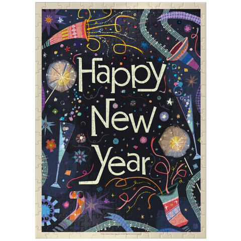 puzzleplate Happy New Year Celebration Sparkle 300 Jigsaw Puzzle