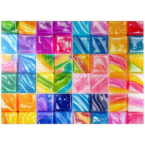 puzzleplate Assorted Colorful Hard Candies 1000 Jigsaw Puzzle