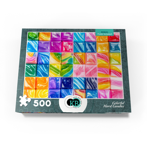 Assorted Colorful Hard Candies 500 Jigsaw Puzzle box view3