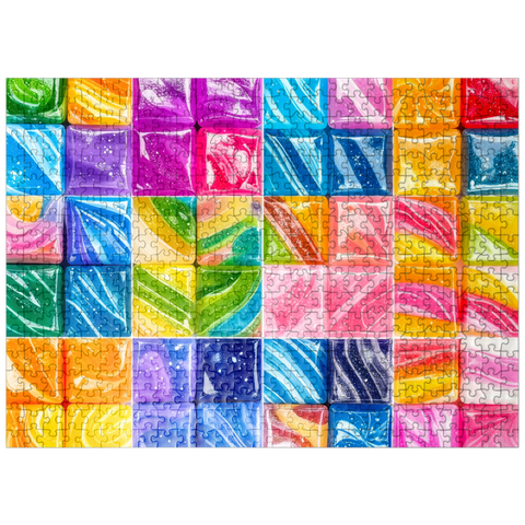 puzzleplate Assorted Colorful Hard Candies 500 Jigsaw Puzzle