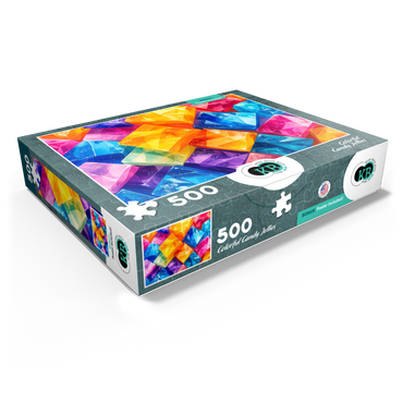 Colorful Candy Jellies 500 Jigsaw Puzzle box view1