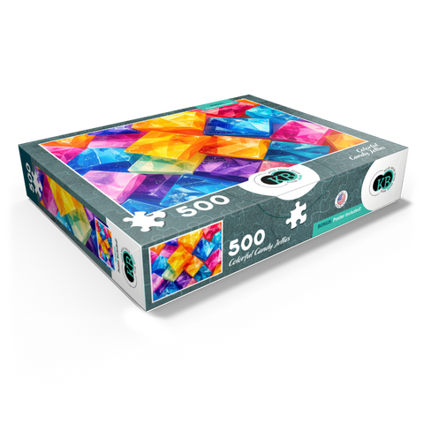Colorful Candy Jellies 500 Jigsaw Puzzle box view1
