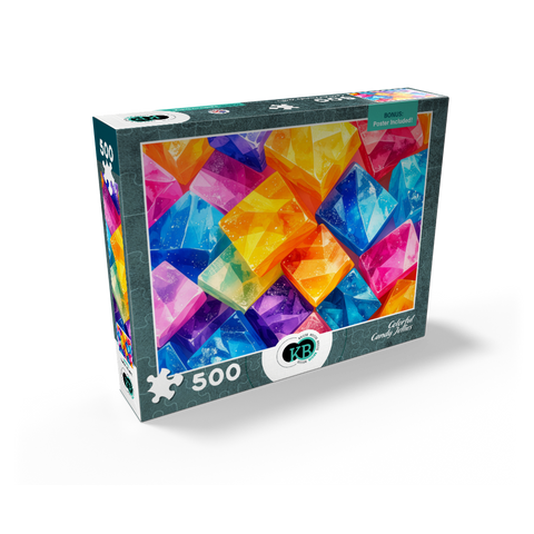 Colorful Candy Jellies 500 Jigsaw Puzzle box view2