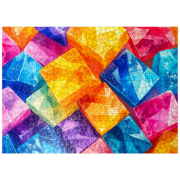 puzzleplate Colorful Candy Jellies 500 Jigsaw Puzzle