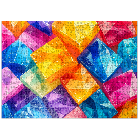 puzzleplate Colorful Candy Jellies 500 Jigsaw Puzzle
