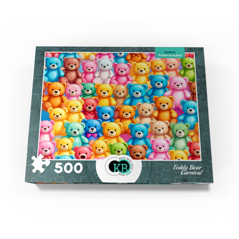 Teddy Bear Carnival 500 Jigsaw Puzzle box view3