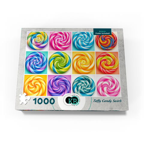 Taffy Candy Peppermint Swirls 1000 Jigsaw Puzzle box view3