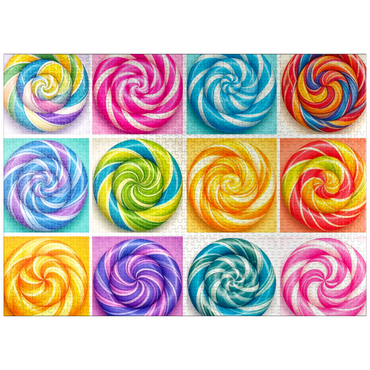 puzzleplate Taffy Candy Peppermint Swirls 1000 Jigsaw Puzzle