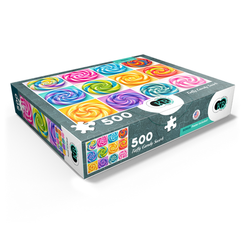 Taffy Candy Peppermint Swirls 500 Jigsaw Puzzle box view1