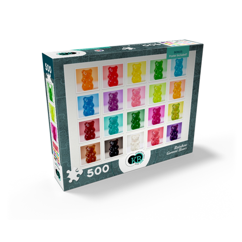 Rainbow Gummi Bears 500 Jigsaw Puzzle box view2