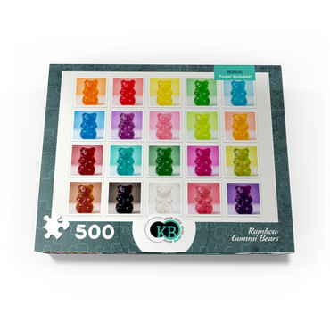 Rainbow Gummi Bears 500 Jigsaw Puzzle box view3