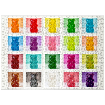 puzzleplate Rainbow Gummi Bears 500 Jigsaw Puzzle