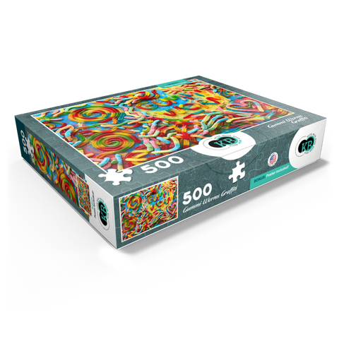 Gummi Worms Graffiti 500 Jigsaw Puzzle box view1