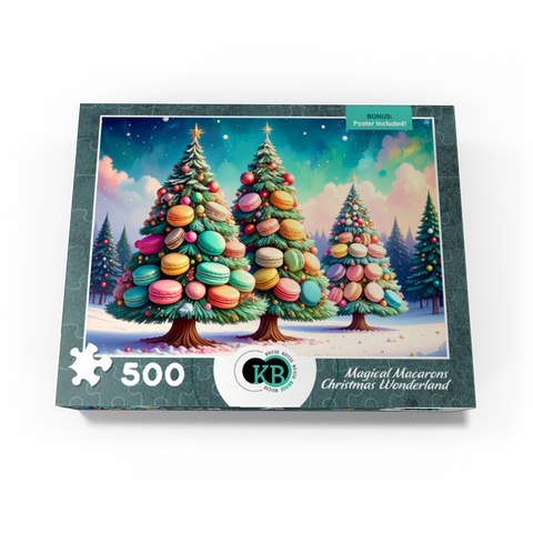 Magical Macarons Christmas Wonderland 500 Jigsaw Puzzle box view3
