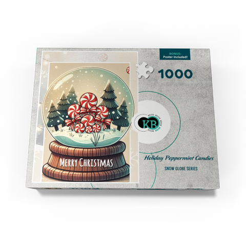 Holiday Peppermint Candies 1000 Jigsaw Puzzle box view3