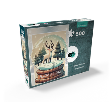 Winter Reindeer 500 Jigsaw Puzzle box view2