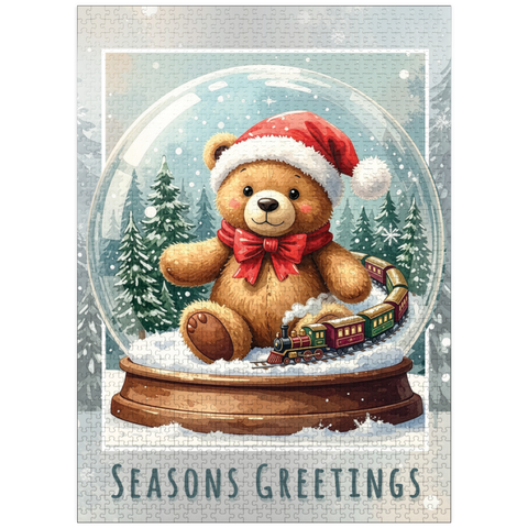 puzzleplate Beary Train Wonderland 1000 Jigsaw Puzzle