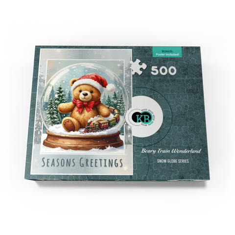 Beary Train Wonderland 500 Jigsaw Puzzle box view3