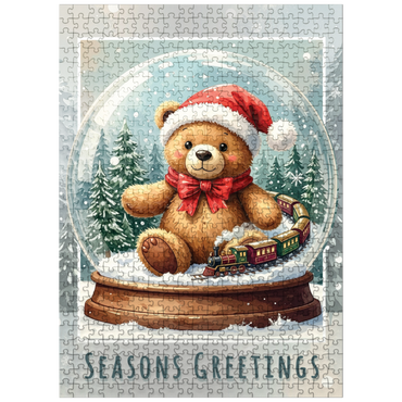 puzzleplate Beary Train Wonderland 500 Jigsaw Puzzle